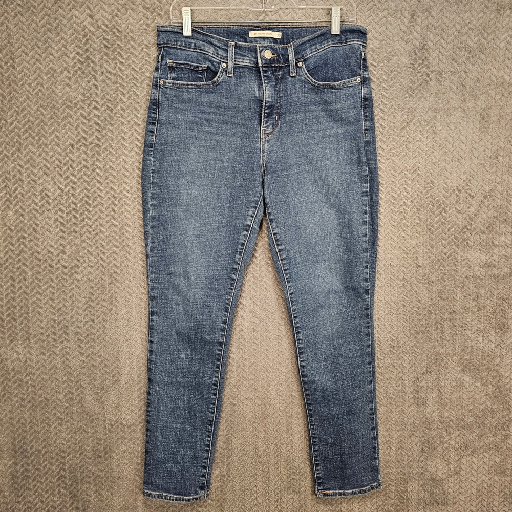 Levis 311 Shaping Skinny Jeans Womens 30 Medium Wash Blue Denim 19626-0262